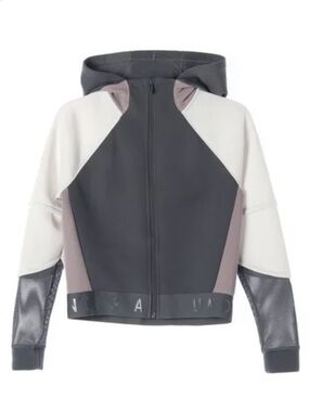 Under Armour Women's Unstoppable Move Hooded Full Zip Colorblock Jacket Size M